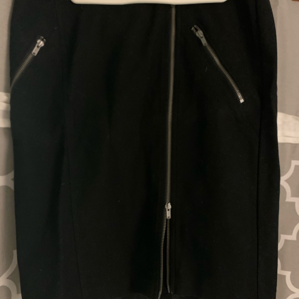Banana republic zip pencil skirt